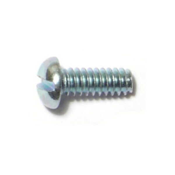 Midwest Fastener #6-32 x 3/8 in Slotted Round Machine Screw, Zinc Plated Steel, 60 PK 62001 - main